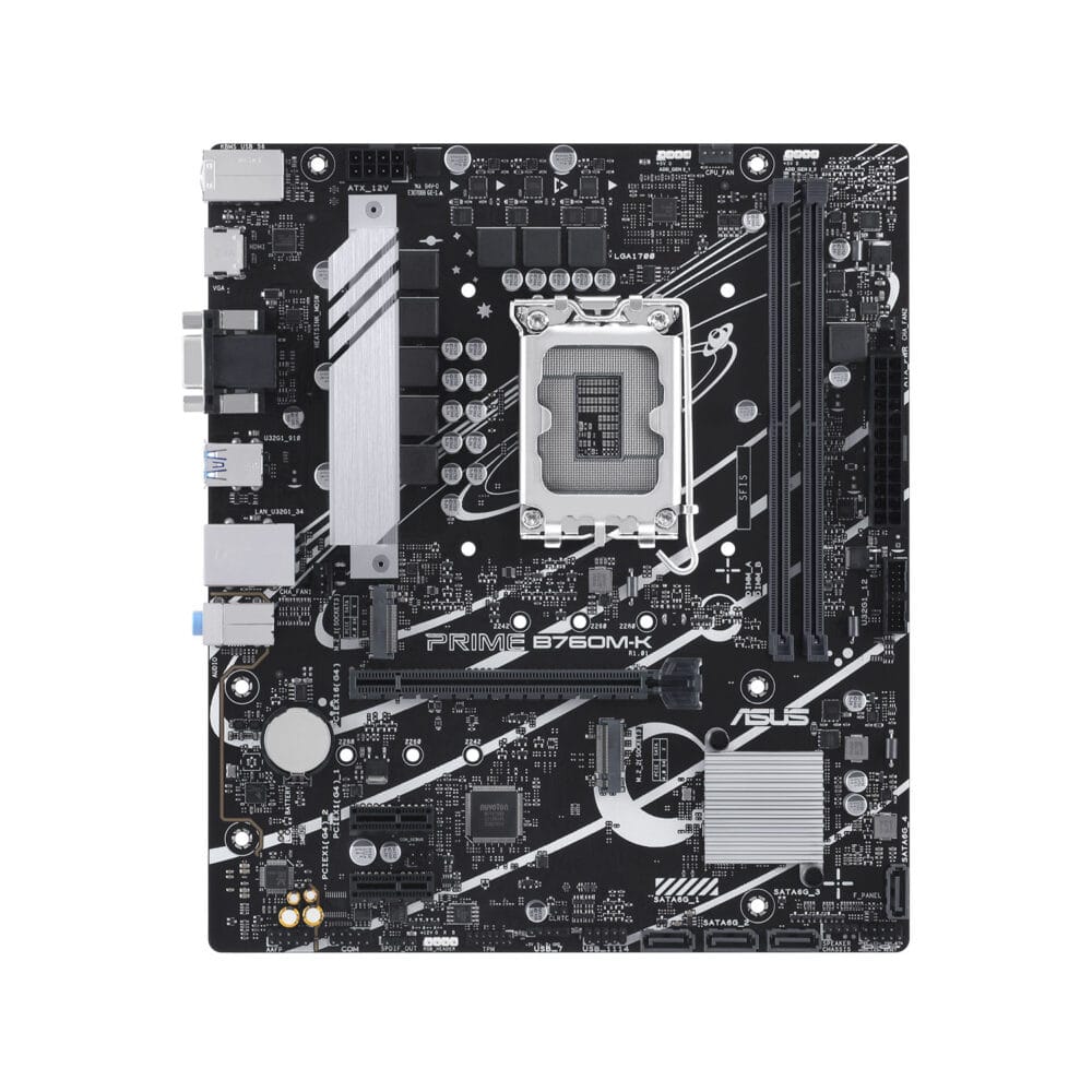 Asus Intel Prime B760M-K DDR5 MotherBoard - Image 2