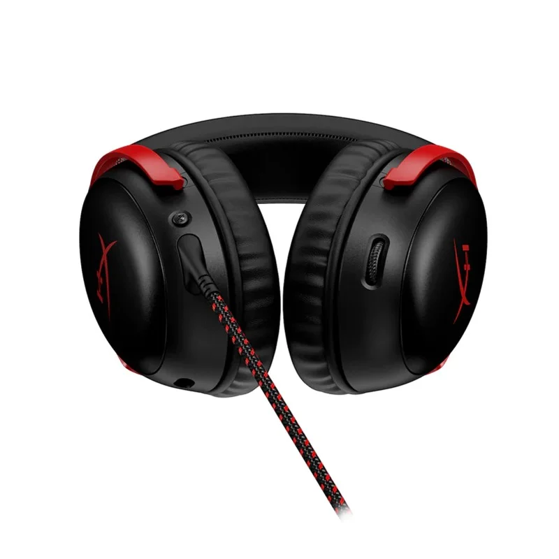 HyperX Cloud III DTS Headphone:X Spatial Audio Wired Gaming Headset for PC, PS5, PS4, Xbox One, Switch - Black/Red - Image 5