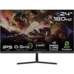 GAMEON 24" FHD Fast IPS, 180Hz, 0.5 ms, HDMI 2.0 Gaming Monitor (Adaptive Sync and G-Sync Compatible)