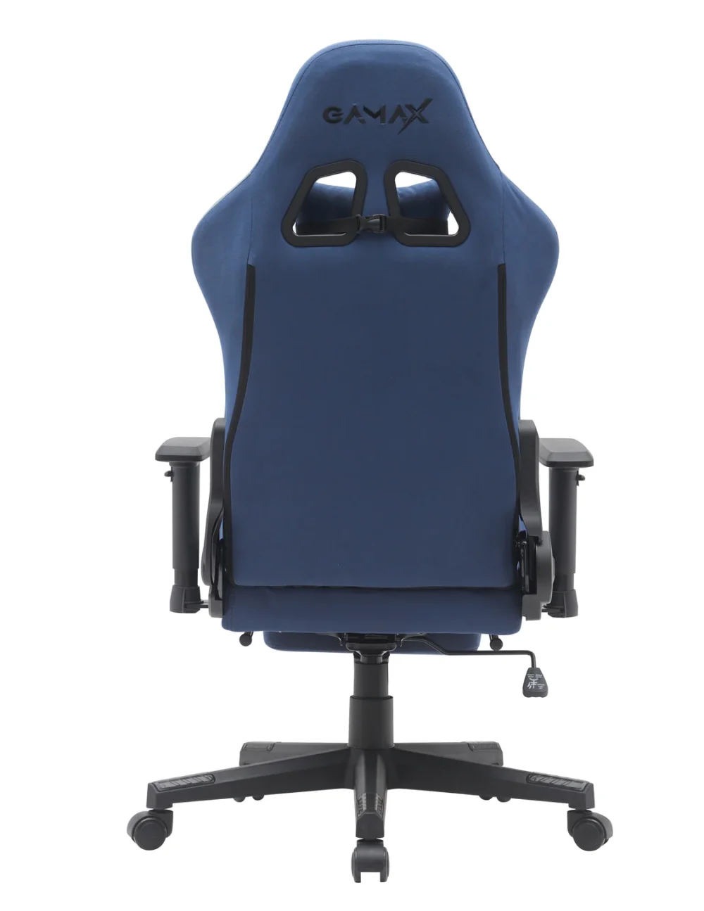Gamax Gaming Chair model BS-7970 with Foot Rest - Dark Blue - Image 5
