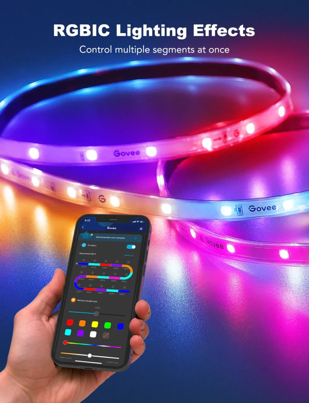 GOVEE WI-FI RGBIC OUTDOOR STRIP LIGHTS 10M - Image 4