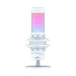 HyperX QuadCast S RGB USB Condenser Standalone Gaming Microphone for PC, PS5, PS4 & Mac - White