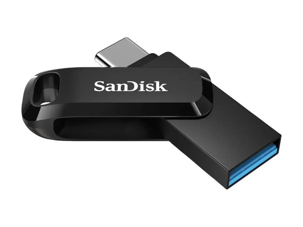 SANDISK ULTRA DUAL DRIVE GO 128GB USB TYPE-C FLASH DRIVE - BLACK - Image 3