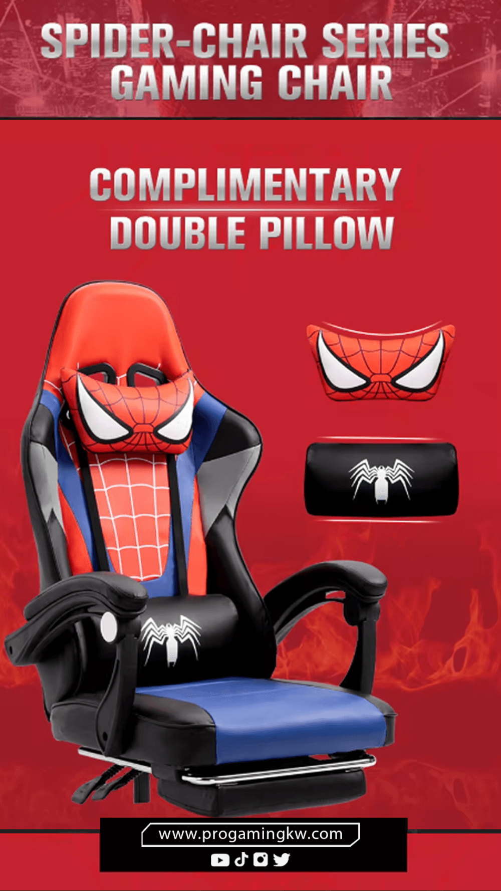 Gamewavez Gaming Chair Spiderman - Image 5