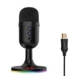 REDRAGON GM303 PULSAR STREAMING MICROPHONE - BLACK