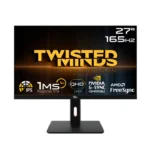 Twisted Minds 27'' QHD, 165Hz, 1ms, HDMI 2.0, IPS Panel Gaming Monitor