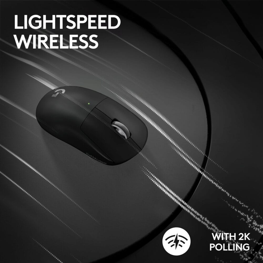 LOGITECH G PRO X SUPERLIGHT 2 LIGHTSPEED WIRELESS GAMING MOUSE - BLACK - Image 5