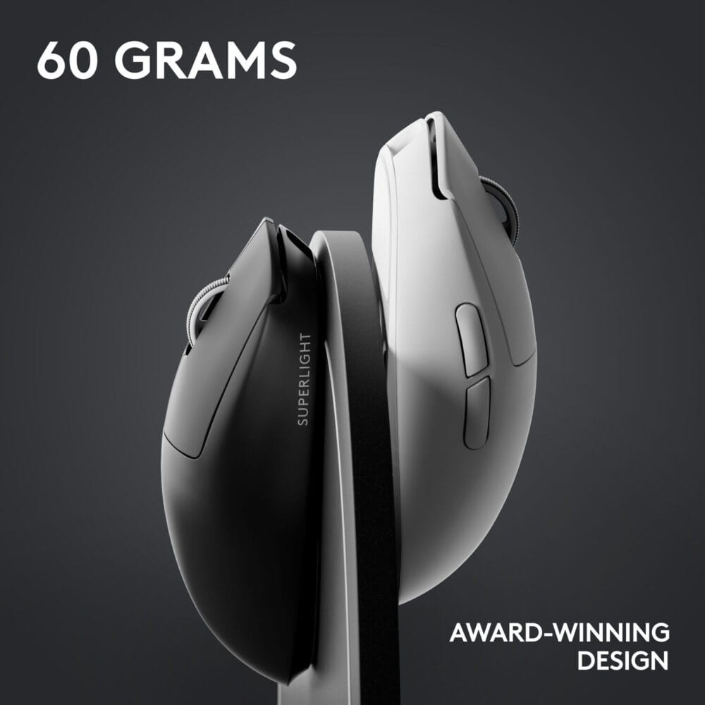 LOGITECH G PRO X SUPERLIGHT 2 LIGHTSPEED WIRELESS GAMING MOUSE - BLACK - Image 6