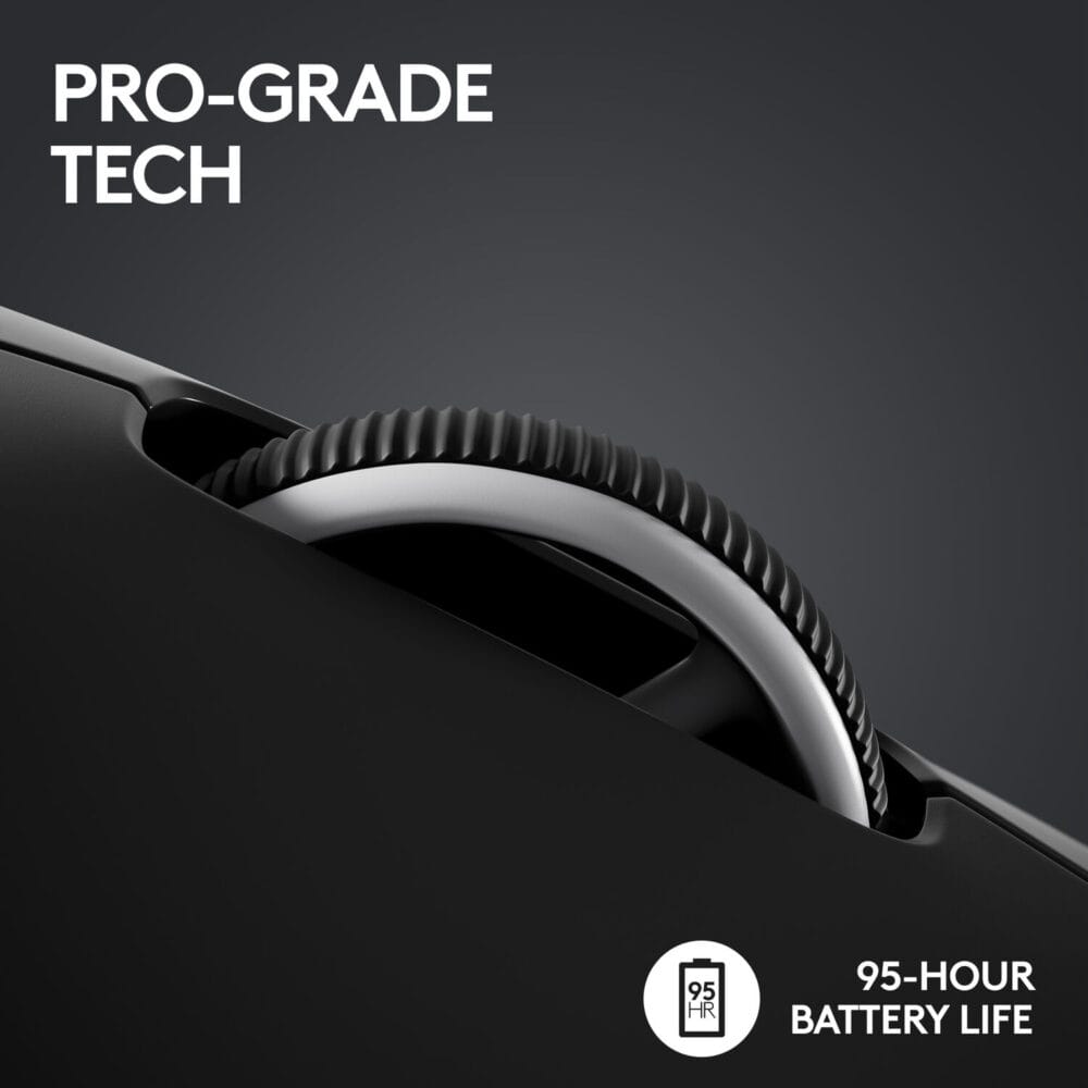 LOGITECH G PRO X SUPERLIGHT 2 LIGHTSPEED WIRELESS GAMING MOUSE - BLACK - Image 7