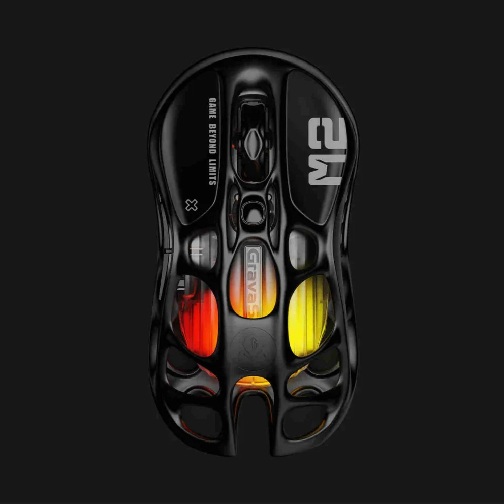 ⁦GRAVASTAR MERCURY M2 WIRELESS GAMING MOUSE - STEALTH BLACK⁩ - الصورة ⁦5⁩