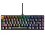 GLORIOUS GMMK V2 65% PRE-BUILT MODULAR MECHANICAL KEYBOARD - BLACK ANSI (ARABIC)