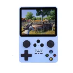 R35S Retro Handheld Video Game Console 3.5 Inch 64GB - Blue