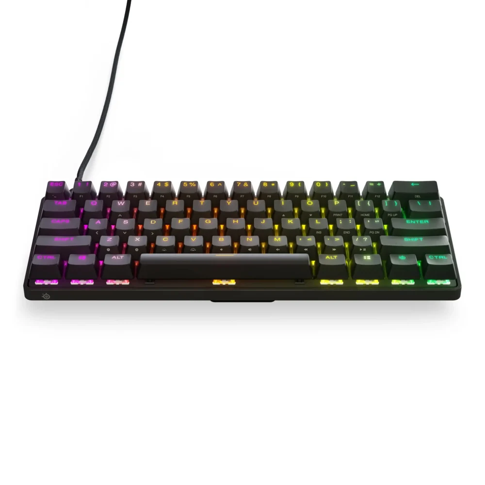 STEELSERIES - APEX PRO MINI 60% WIRED MECHANICAL GAMING KEYBOARD WITH RGB BACKLIGHTING - BLACK - Image 3