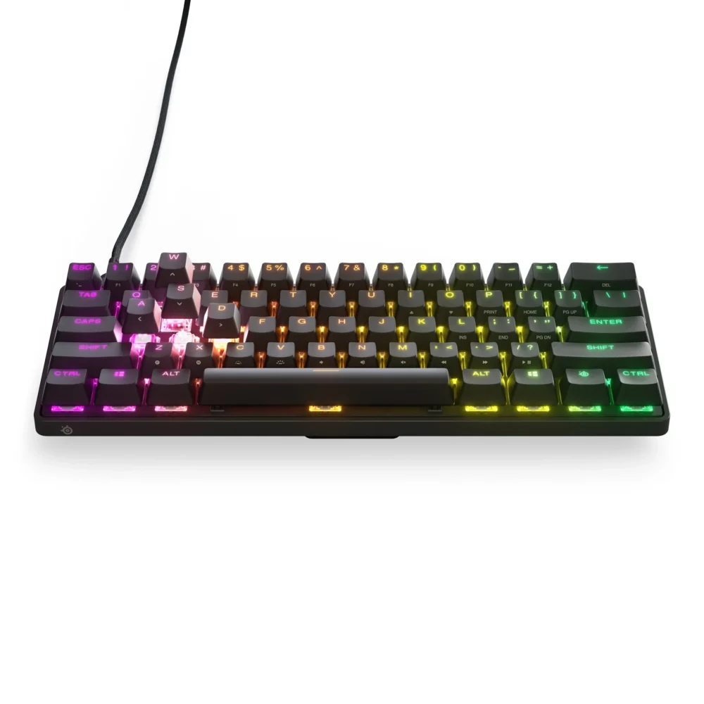 STEELSERIES - APEX PRO MINI 60% WIRED MECHANICAL GAMING KEYBOARD WITH RGB BACKLIGHTING - BLACK - Image 2