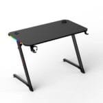 Players Carbon Fiber Gaming Table 100*60*73cm with RGB Light &amp