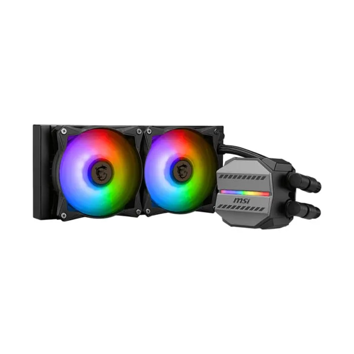 MSI MAG CoreLiquid M240 ARGB CPU Liquid Cooler Intel LGA1700 & AMD AM5 Socket Compatible - Black - Image 2