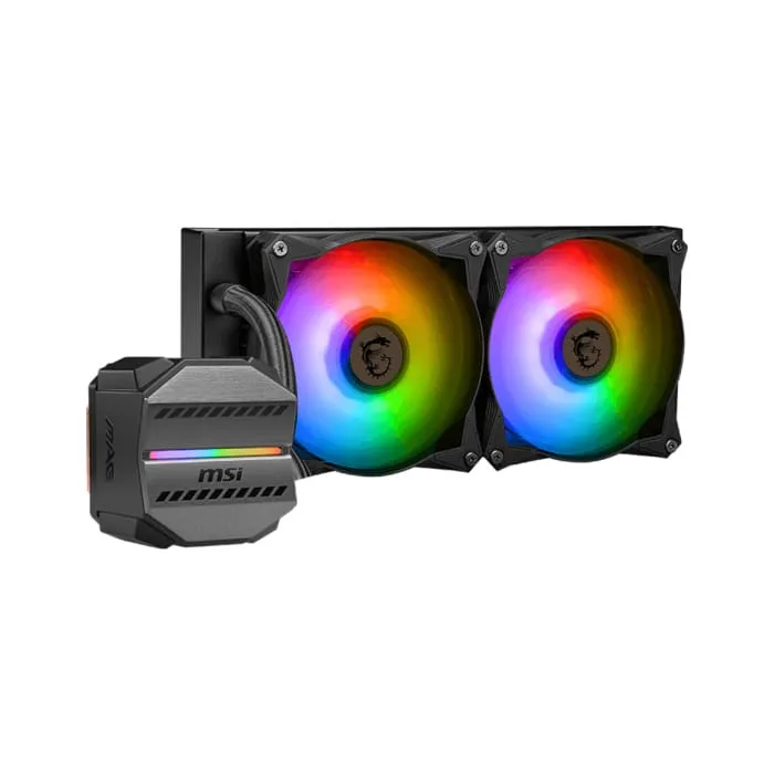MSI MAG CoreLiquid M240 ARGB CPU Liquid Cooler Intel LGA1700 & AMD AM5 Socket Compatible - Black - Image 3