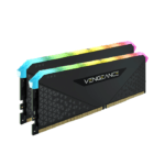 Corsair Vengeance RGB RS 64GB (2x32GB) DDR4 3600MHz C18 Memory Kit - Black