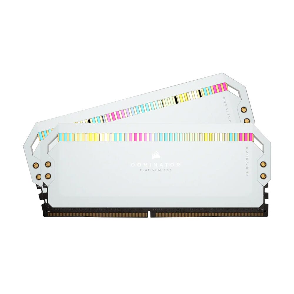 Corsair Dominator Platinum RGB 32GB (2x16GB) DDR5 5600MHz C36 Memory Kit - White