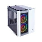 Corsair 280X Crystal Series RGB Tempered Glass Micro ATX Case - White