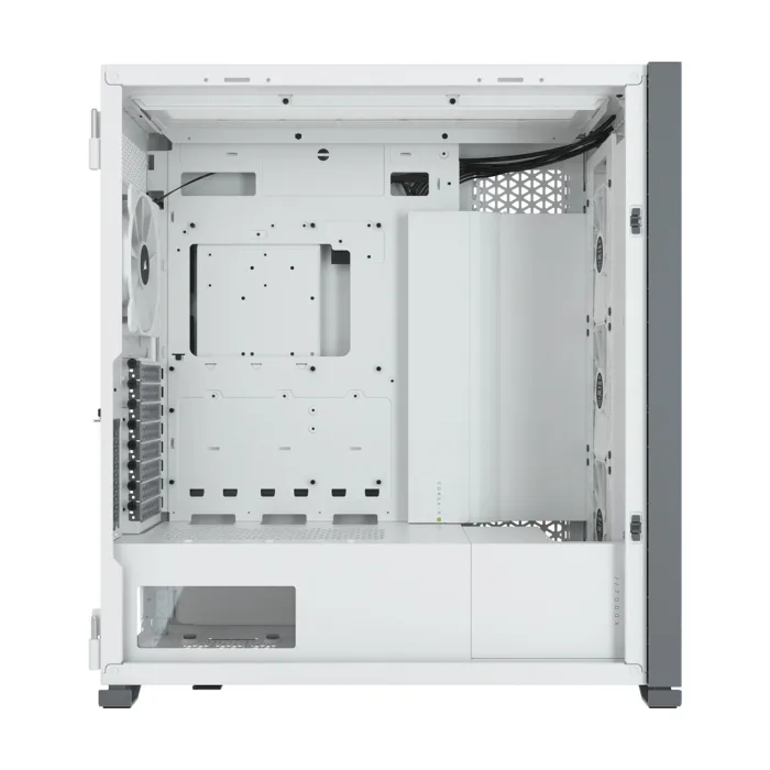 Corsair iCUE 7000X RGB Tempered Glass With 3 RGB & 1 Rear Fans Full-Tower ATX PC Case - White - Image 3
