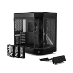 Hyte Y60 Mid Tower Two Panel Front & Left Side Tempered Glass Case with 3 Fans - Black