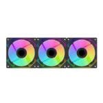 Sharx Infinity 3-in-1 Pack With Remote ARGB Fan - Black