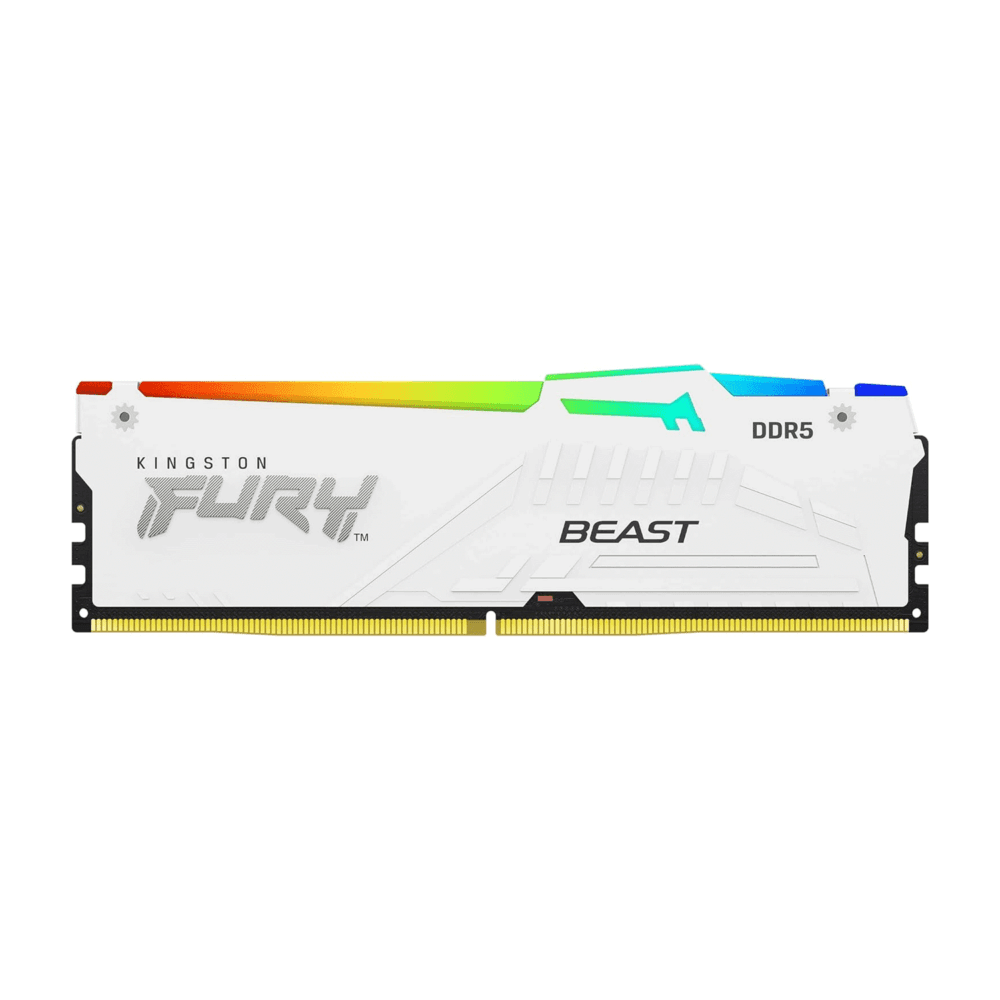 Kingston Fury Beast RGB 32GB (2x16GB) DDR5 6000MT/s CL40 Memory Kit - White - Image 3