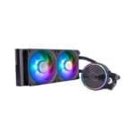CoolerMaster MasterLiquid PL240 Flux ARGB CPU Liquid Cooler - Black