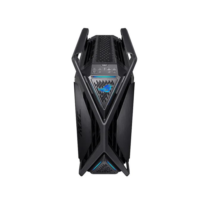 Asus Hyperion GR701 Full Tower E-ATX Gaming Case, 2-Sides Tempered Glass, 420mm dual radiator support, 4x 140mm Fans Pre-installed, Metal GPU holder, ARGB fan hub, 60W fast charging - Image 2