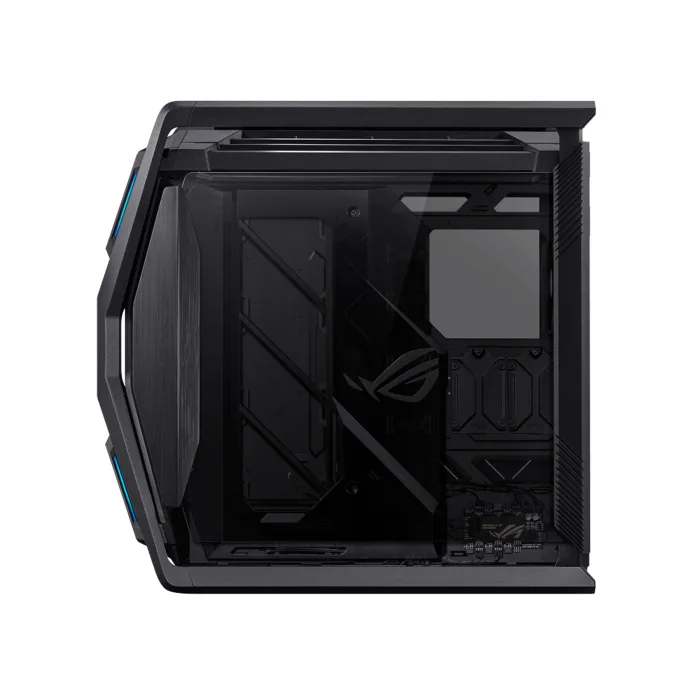 Asus Hyperion GR701 Full Tower E-ATX Gaming Case, 2-Sides Tempered Glass, 420mm dual radiator support, 4x 140mm Fans Pre-installed, Metal GPU holder, ARGB fan hub, 60W fast charging - Image 5