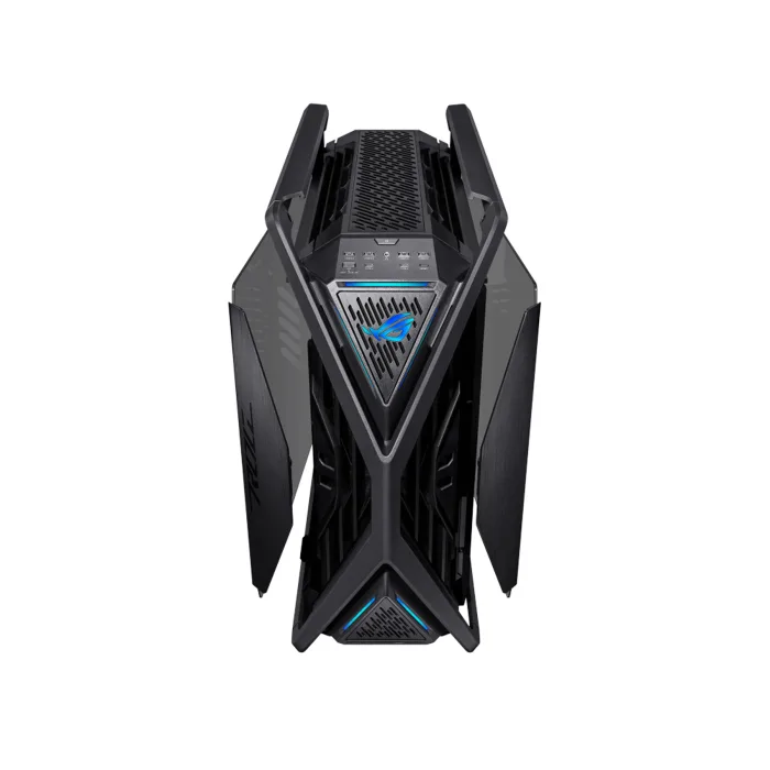 Asus Hyperion GR701 Full Tower E-ATX Gaming Case, 2-Sides Tempered Glass, 420mm dual radiator support, 4x 140mm Fans Pre-installed, Metal GPU holder, ARGB fan hub, 60W fast charging - Image 8