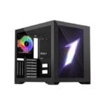 First Player EMOTION VIEW SP7 ATX Case Two Panel Front & Left Side Tempered Glass Case - Black