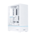 LIAN LI Sup01 Mid-Tower Tempered Glass Side Panel Case - White (No Fans Included)