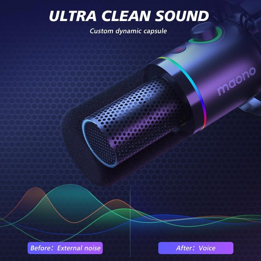 Maonocaster Pd200xs Usb/xlr Dynamic Microphone Set With Boom Arm - Image 8