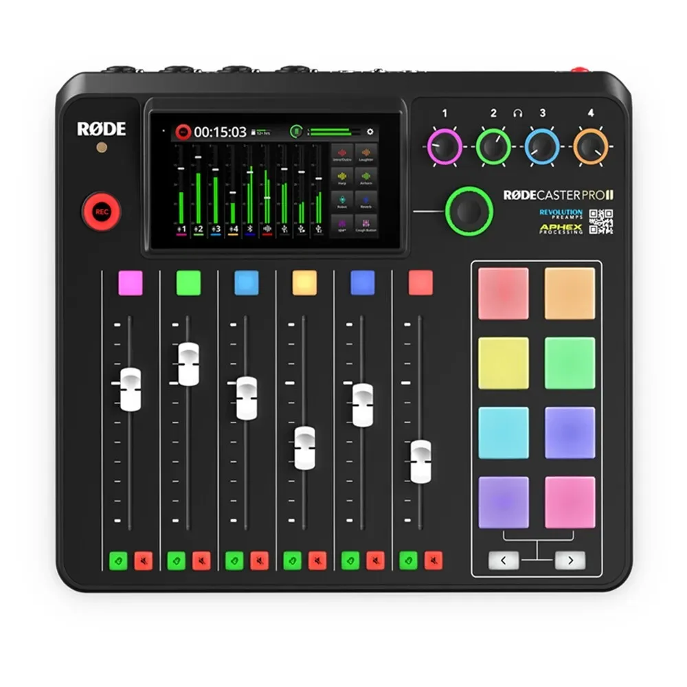 Rode Caster Pro II Integrated Audio Production Studio Revolution Preamps,Mic Line,&Instrument Inputs,Advanced Connectivity