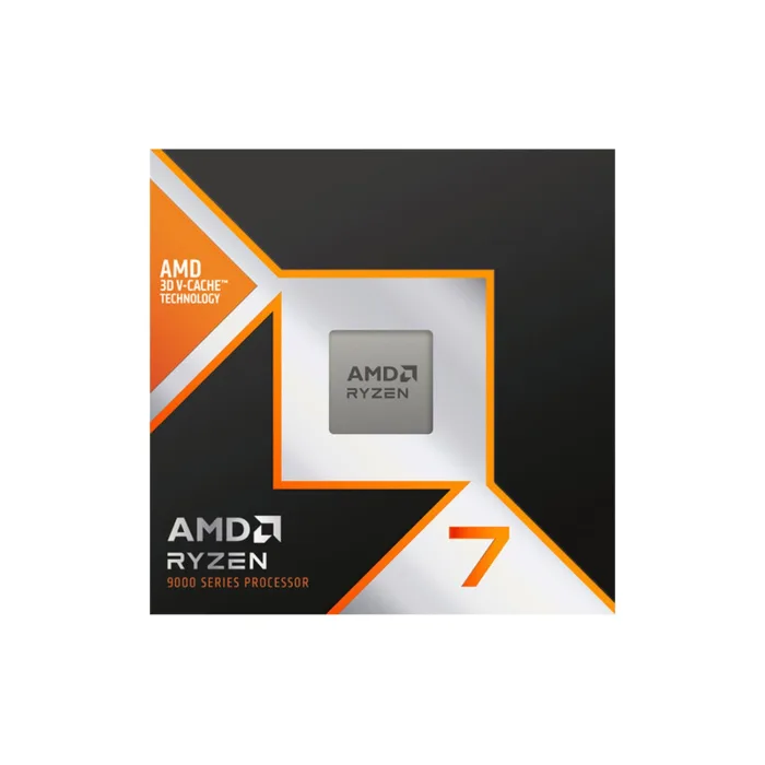 AMD 9000 Series Ryzen 7 9800X3D 8-Core Socket AM5 104 MB Cache Gaming Processor (No Fan)