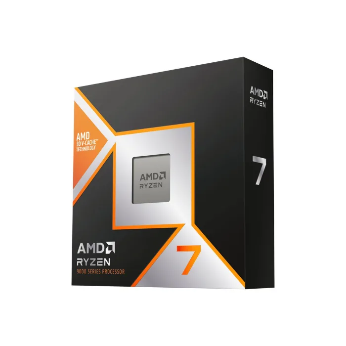 AMD 9000 Series Ryzen 7 9800X3D 8-Core Socket AM5 104 MB Cache Gaming Processor (No Fan) - Image 2
