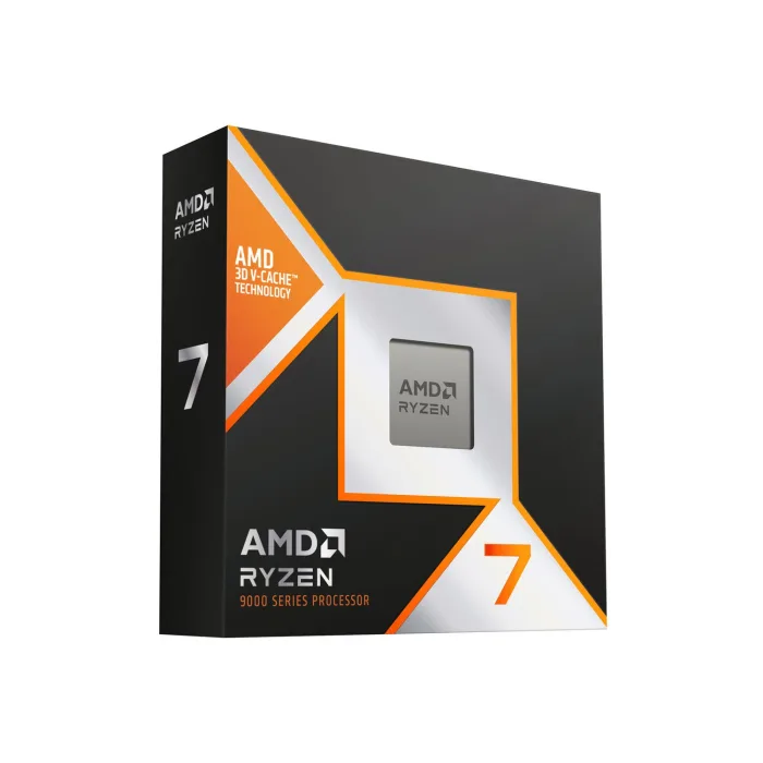 AMD 9000 Series Ryzen 7 9800X3D 8-Core Socket AM5 104 MB Cache Gaming Processor (No Fan) - Image 3