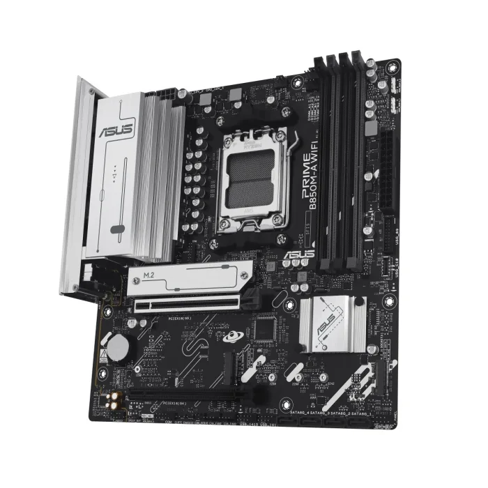 Asus Prime B850M-A Wifi 6E PCIe 5.0 Ai PC Ready AMD Gaming MotherBoard - Image 2