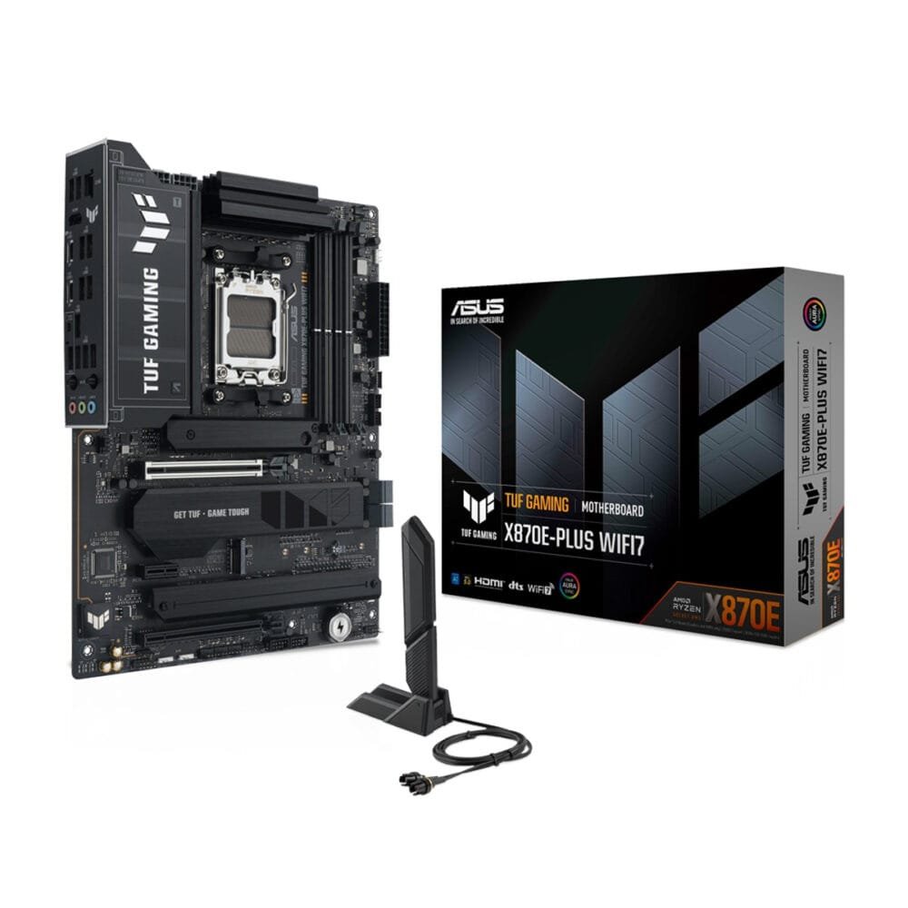 Asus Tuf Gaming X870E-Plus Wifi7 PCIe 5.0 Ai PC Ready AMD Gaming MotherBoard