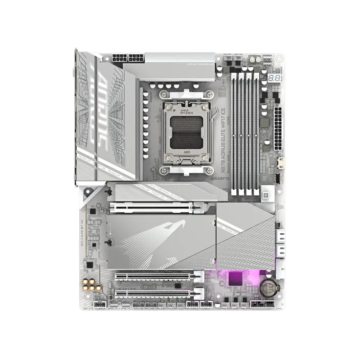 GigaByte X870 Aorus Elite Wifi7 ICE AMD Ryzen DDR5 Gaming Motherboard - Image 2