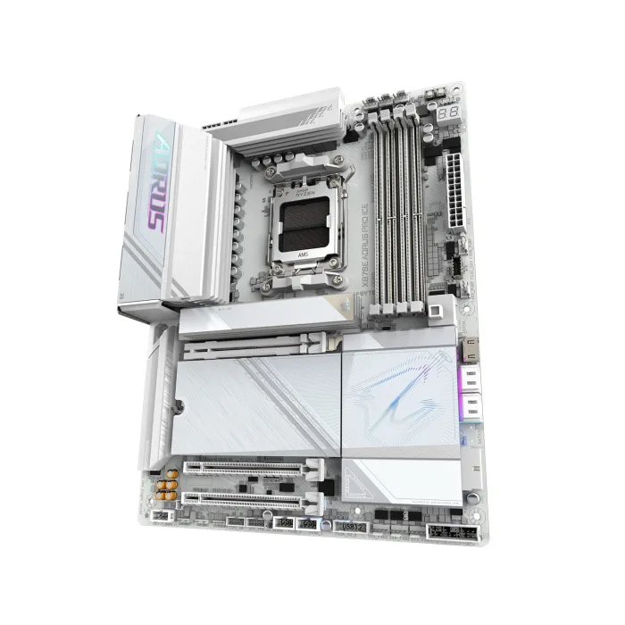 Gigabyte X870E AORUS Pro Ice AMD AM5 ATX Gaming Motherboard - Image 4