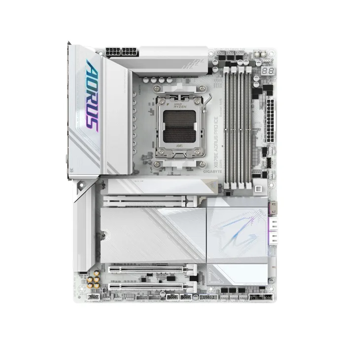 Gigabyte X870E AORUS Pro Ice AMD AM5 ATX Gaming Motherboard - Image 2