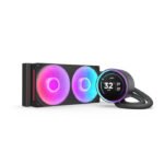 NZXT Kraken Elite 240 RGB 2024 - AIO CPU Liquid Cooler - 240mm Radiator - F240 RGB Core Fan - Customizable 2.72" IPS LCD - NZXT Turbine Pump - AMD® AM5, AM4 - Intel® LGA 1851/1700, 1200/115X - Black