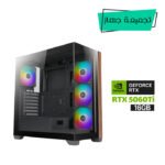 Gaming PC i7-14700K Processor, GIGABYTE B760 D5 WIFI Motherboard, 32GB RAM DDR5, 1TB SSD NVME, RTX 5060 TI 16GB VGA, AZZA L240 Liquid Cooler, 750 WATT PSU GOLD, Azza Neptune Mid Tower Case with 4X RGB Fans, Windows 11 Pro (License)