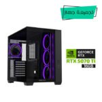 Gaming PC AMD RYZEN 7-9700X Processor, X870 WiFi Motherboard, 32GB DDR5 RAM (6000), 2TB NVMe SSD (6000), PNY RTX 5070 TI 16GB VGA , L360 Liquid Cooler, 850 WATT GOLD PSU, Asus A32 PLUS Mid Tower Case with 4 ARGB Fans, Windows 11 Pro (License)
