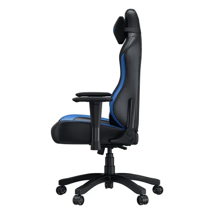Anda Seat Luna Gaming Chair PVC Leather Head Cushion, Chair, Lumbar Support - Black/Blue( Installation not included ) - Image 5